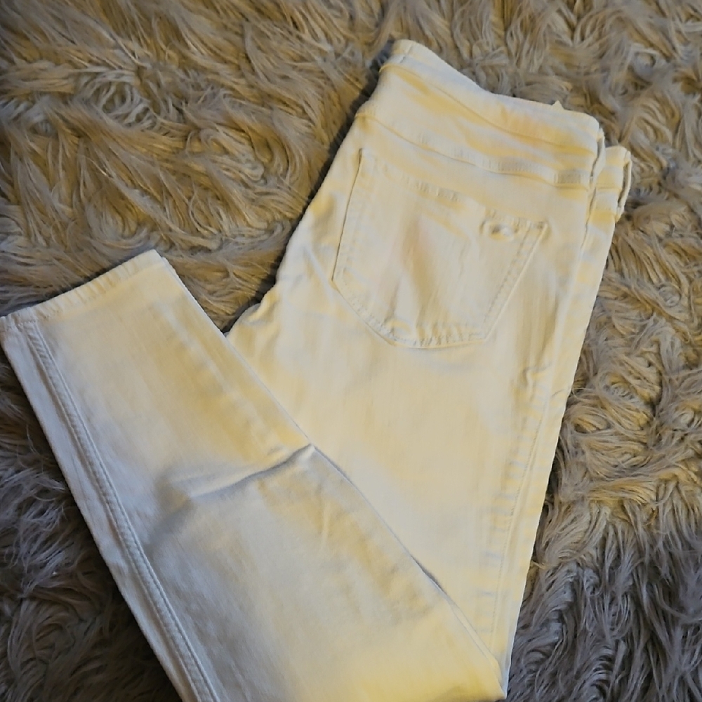 Hollister Women's White Leggings